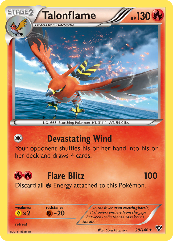 Talonflame (28/146) [XY: Base Set] | Mega City Incorporated