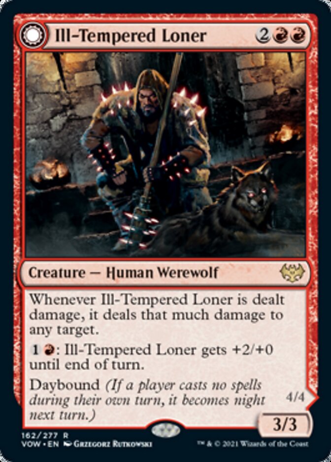 Ill-Tempered Loner // Howlpack Avenger [Innistrad: Crimson Vow] | Mega City Incorporated