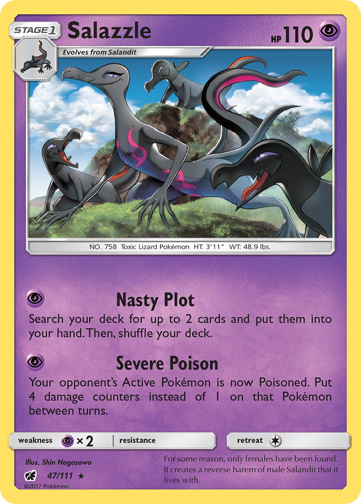 Salazzle (47/111) [Sun & Moon: Crimson Invasion] | Mega City Incorporated