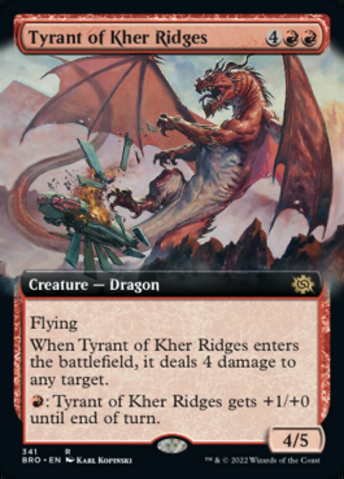 Tyrant of Kher Ridges (Extended Art) [The Brothers' War] | Mega City Incorporated