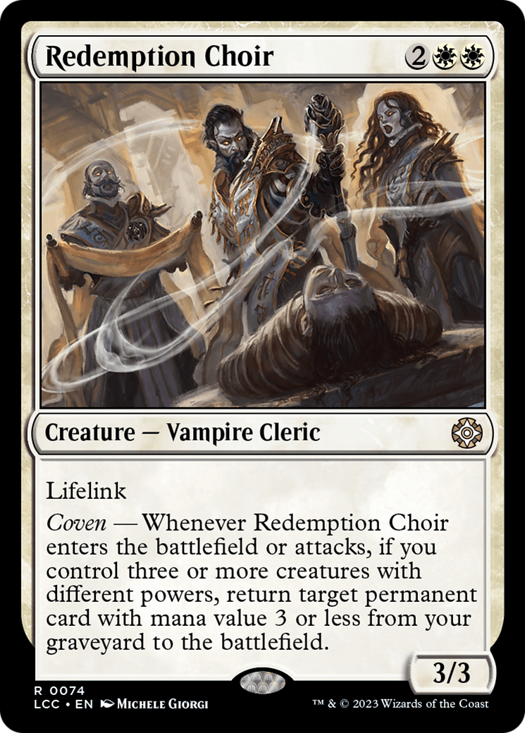 Redemption Choir [The Lost Caverns of Ixalan Commander] | Mega City Incorporated