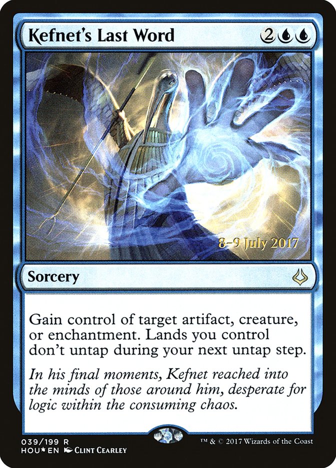 Kefnet's Last Word  [Hour of Devastation Prerelease Promos] | Mega City Incorporated