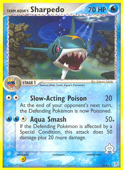 Team Aqua's Sharpedo (18/95) [EX: Team Magma vs Team Aqua] | Mega City Incorporated