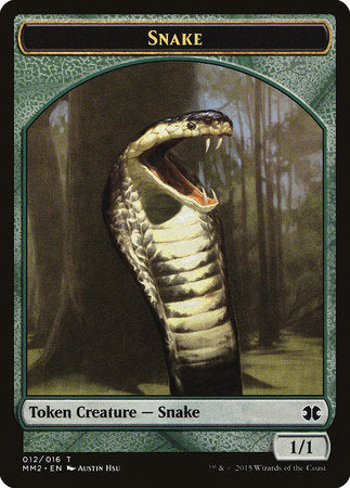 Snake Token [Modern Masters 2015 Tokens] | Mega City Incorporated