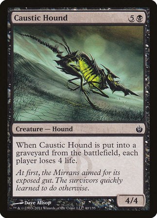 Caustic Hound [Mirrodin Besieged] | Mega City Incorporated