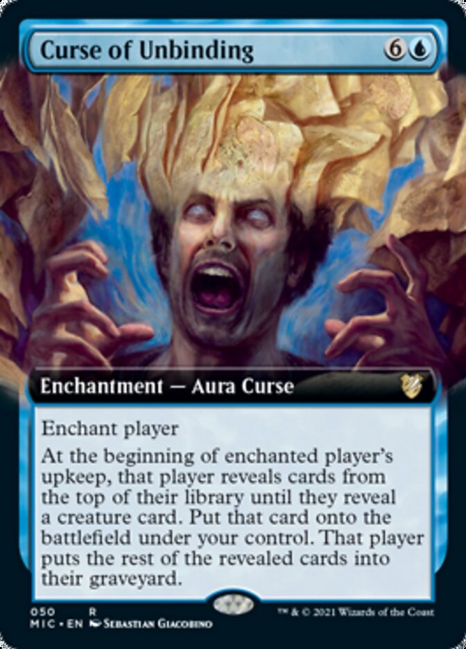 Curse of Unbinding (Extended) [Innistrad: Midnight Hunt Commander] | Mega City Incorporated