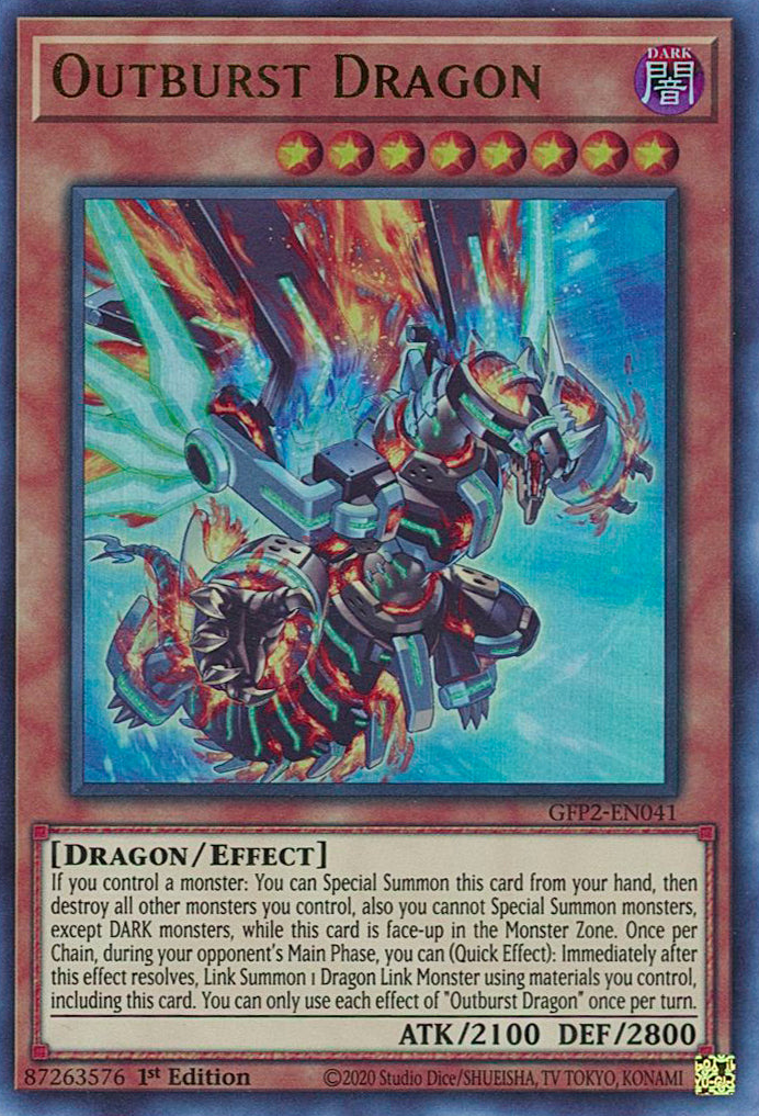 Outburst Dragon [GFP2-EN041] Ultra Rare | Mega City Incorporated