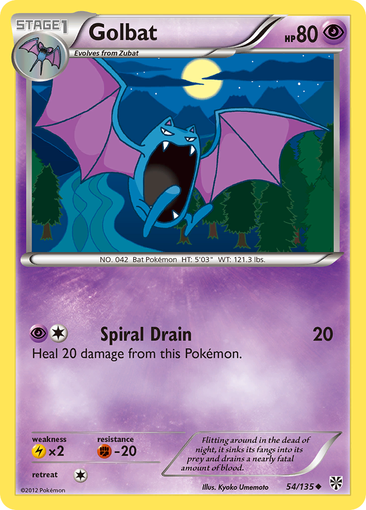 Golbat (54/135) [Black & White: Plasma Storm] | Mega City Incorporated