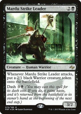 Mardu Strike Leader [Fate Reforged Promos] | Mega City Incorporated