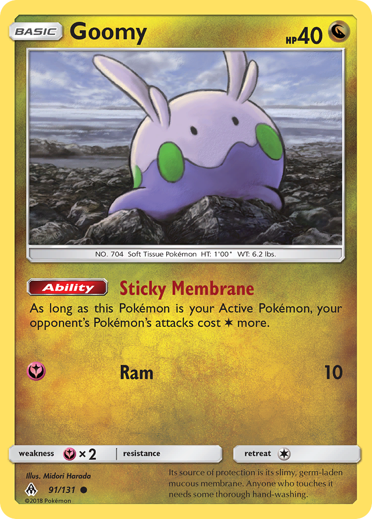 Goomy (91/131) [Sun & Moon: Forbidden Light] | Mega City Incorporated