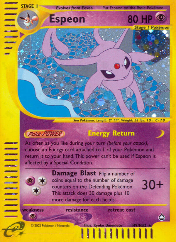 Espeon (H9/H32) [Aquapolis] | Mega City Incorporated