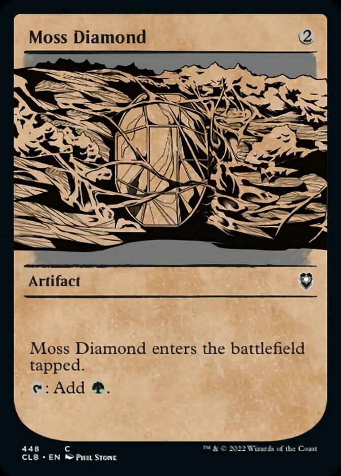 Moss Diamond (Showcase) [Commander Legends: Battle for Baldur's Gate] | Mega City Incorporated