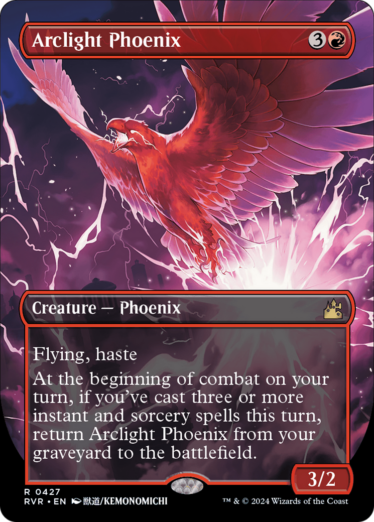 Arclight Phoenix (Anime Borderless) [Ravnica Remastered] | Mega City Incorporated