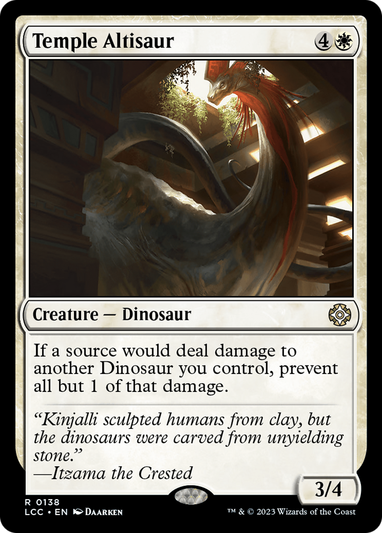 Temple Altisaur [The Lost Caverns of Ixalan Commander] | Mega City Incorporated