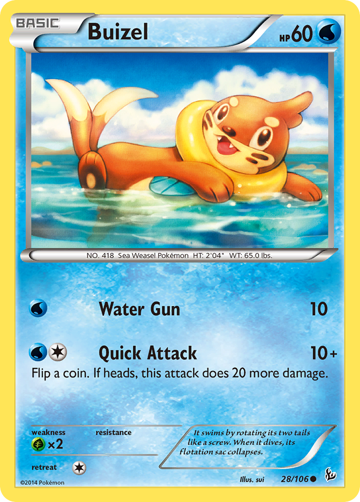 Buizel (28/106) [XY: Flashfire] | Mega City Incorporated