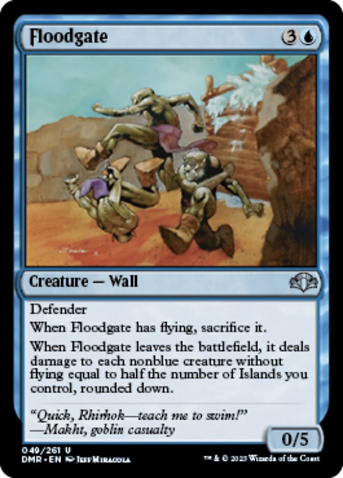 Floodgate [Dominaria Remastered] | Mega City Incorporated