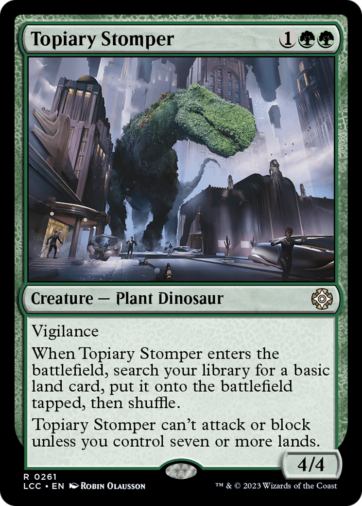 Topiary Stomper [The Lost Caverns of Ixalan Commander] | Mega City Incorporated