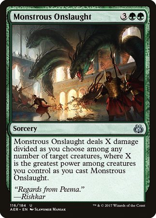 Monstrous Onslaught [Aether Revolt] | Mega City Incorporated