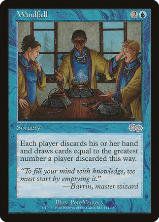 Windfall [Urza's Saga] | Mega City Incorporated