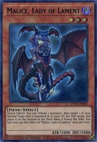 Malice, Lady of Lament (UR) [ETCO-ENSP1] Ultra Rare | Mega City Incorporated