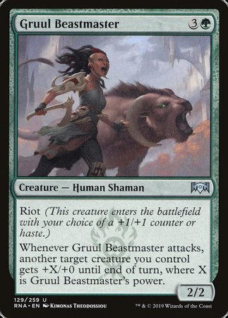 Gruul Beastmaster [Ravnica Allegiance] | Mega City Incorporated