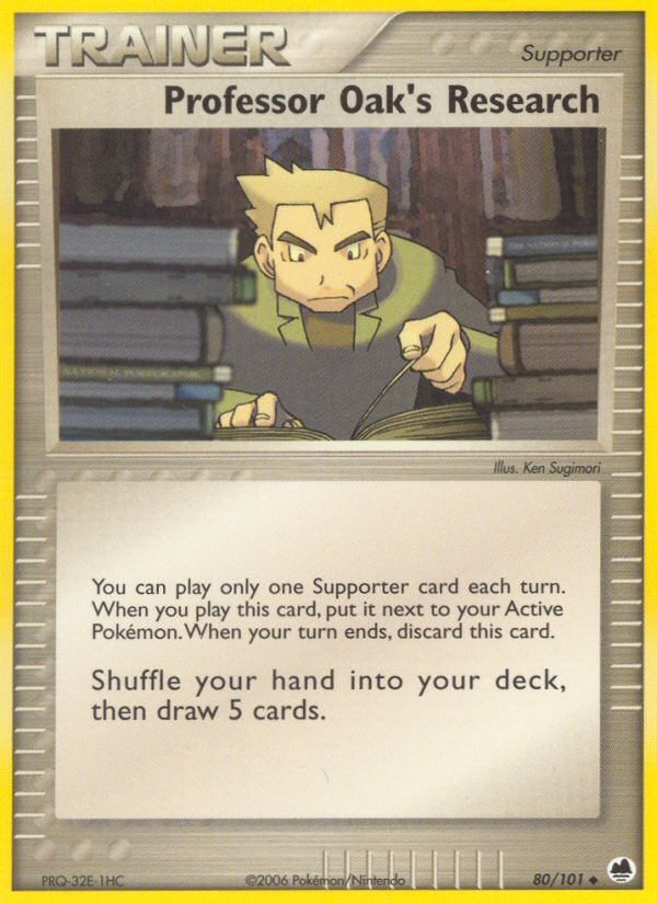 Professor Oak's Research (80/101) [EX: Dragon Frontiers] | Mega City Incorporated