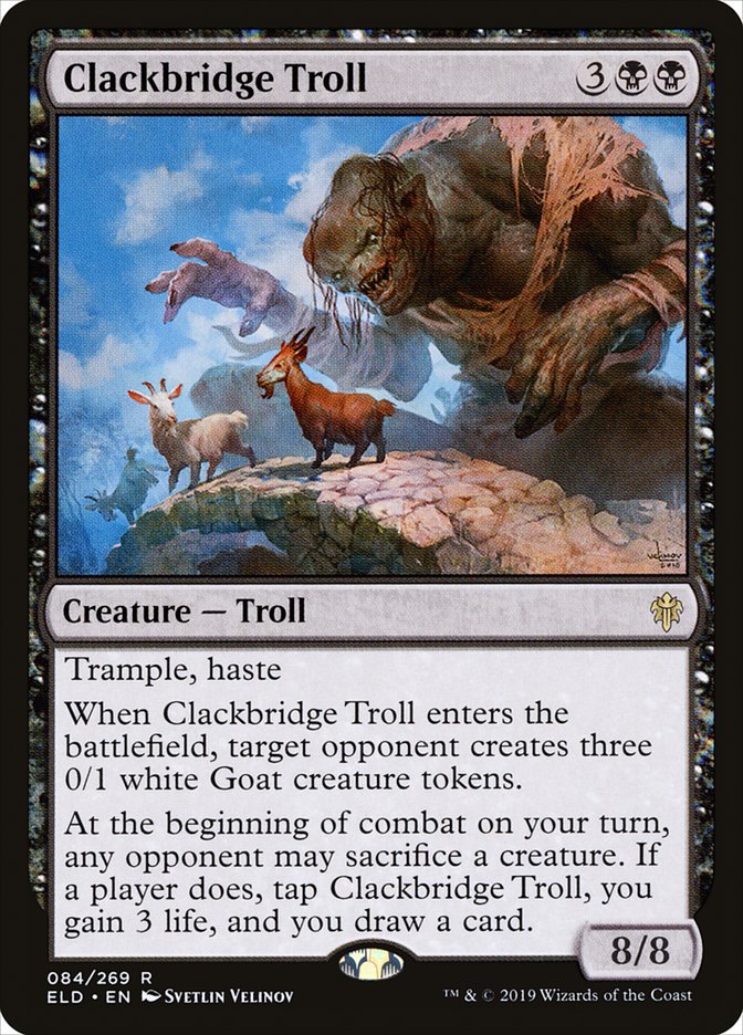 Clackbridge Troll [Throne of Eldraine] | Mega City Incorporated