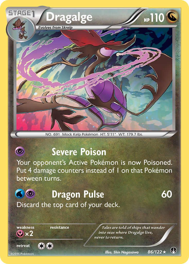 Dragalge (86/122) [XY: BREAKpoint] | Mega City Incorporated