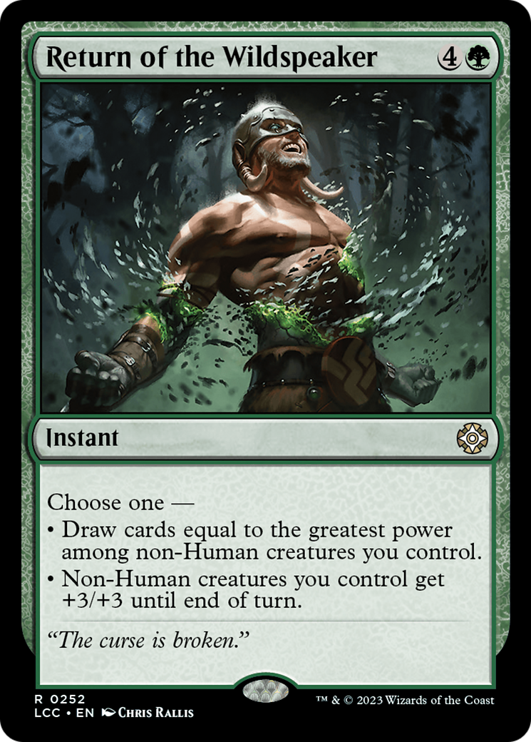 Return of the Wildspeaker [The Lost Caverns of Ixalan Commander] | Mega City Incorporated