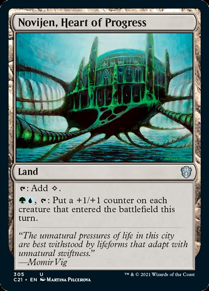 Novijen, Heart of Progress [Commander 2021] | Mega City Incorporated