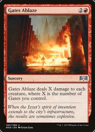 Gates Ablaze [Ravnica Allegiance] | Mega City Incorporated