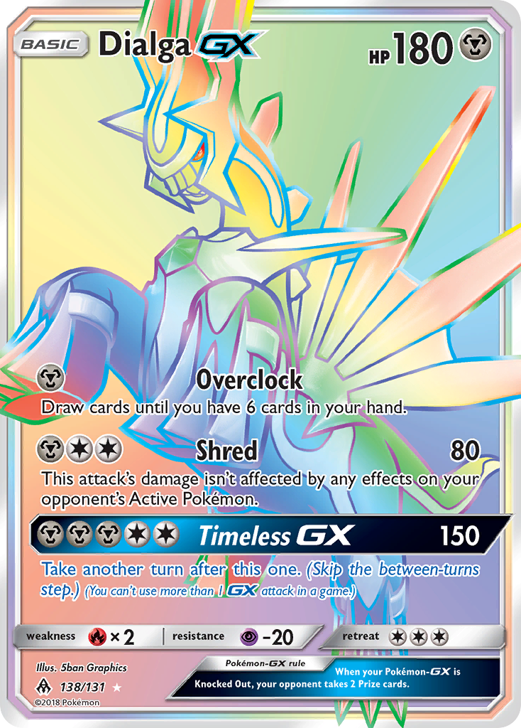 Dialga GX (138/131) [Sun & Moon: Forbidden Light] | Mega City Incorporated