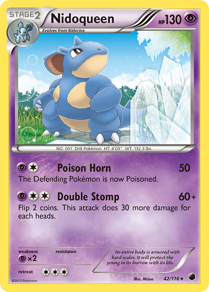 Nidoqueen (42/116) [Black & White: Plasma Freeze] | Mega City Incorporated