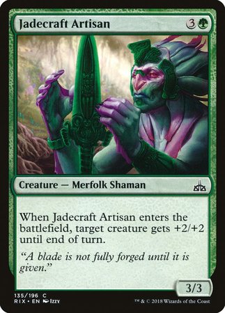 Jadecraft Artisan [Rivals of Ixalan] | Mega City Incorporated