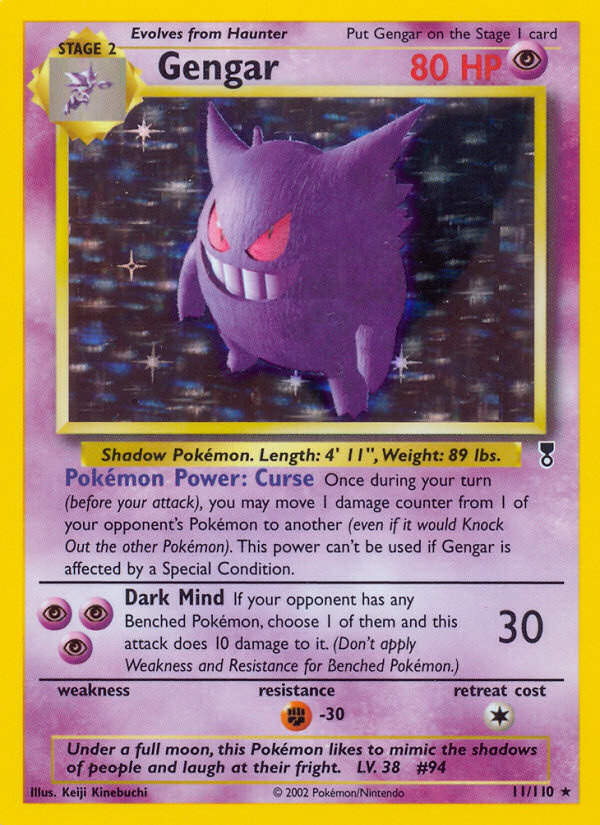 Gengar (11/110) [Legendary Collection] | Mega City Incorporated