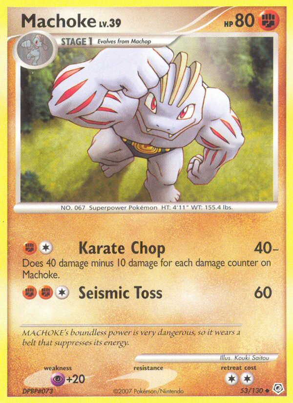 Machoke (53/130) [Diamond & Pearl: Base Set] | Mega City Incorporated