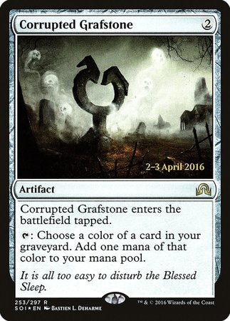 Corrupted Grafstone [Shadows over Innistrad Promos] | Mega City Incorporated