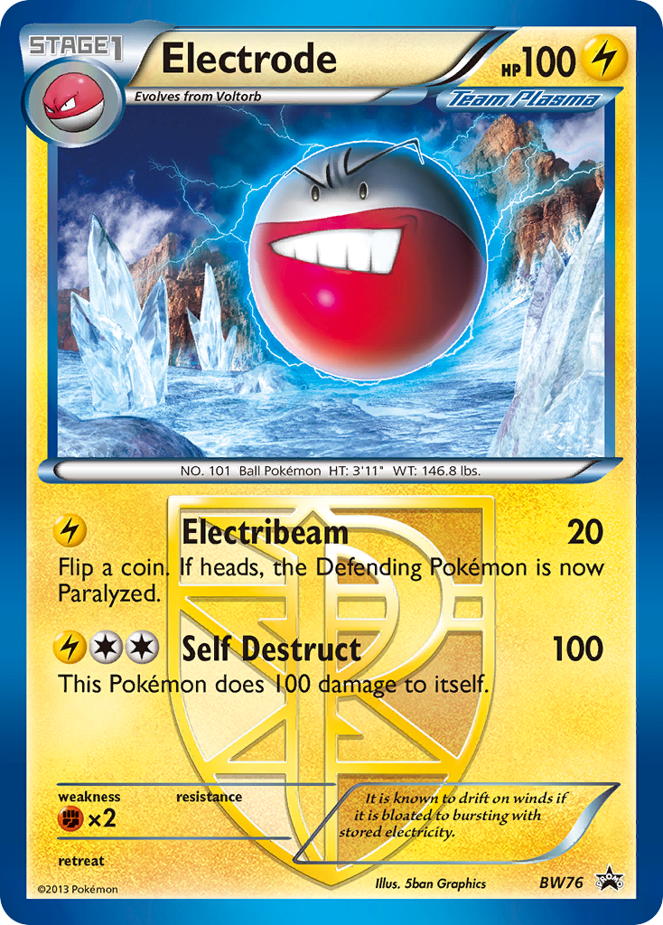 Electrode (BW76) [Black & White: Black Star Promos] | Mega City Incorporated