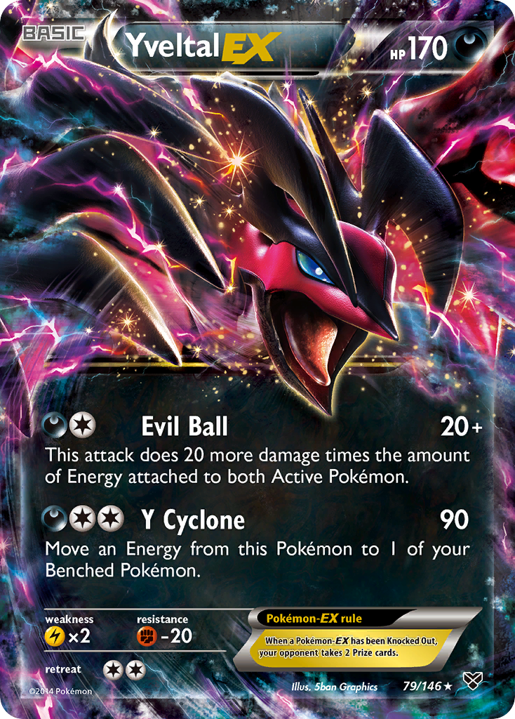 Yveltal EX (79/146) [XY: Base Set] | Mega City Incorporated