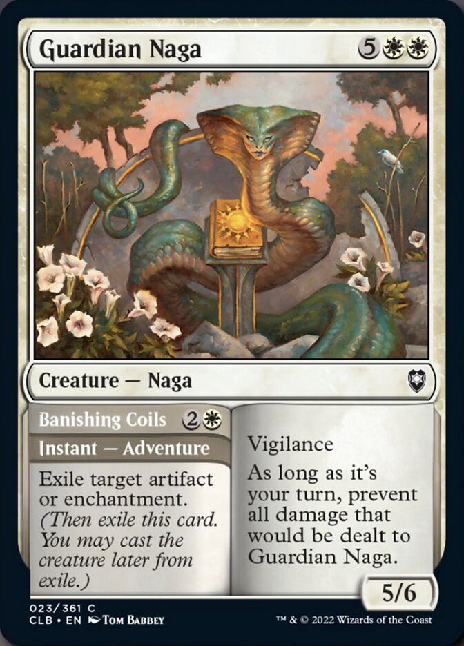 Guardian Naga // Banishing Coils [Commander Legends: Battle for Baldur's Gate] | Mega City Incorporated