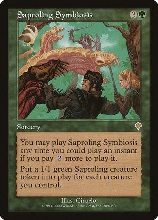 Saproling Symbiosis [Invasion] | Mega City Incorporated