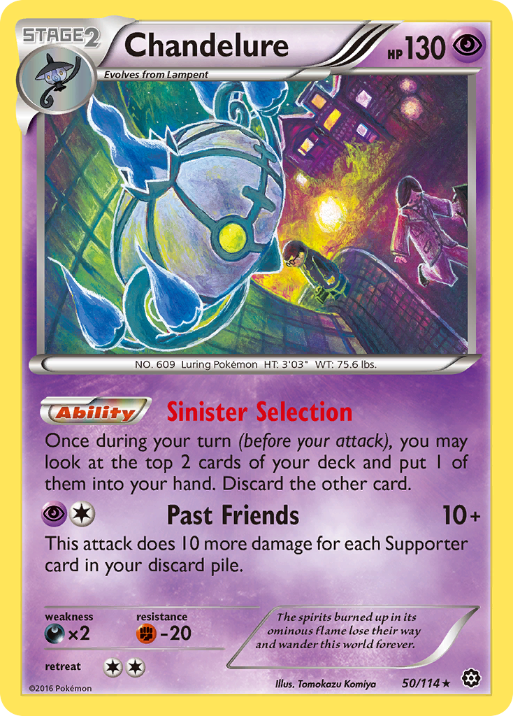 Chandelure (50/114) [XY: Steam Siege] | Mega City Incorporated