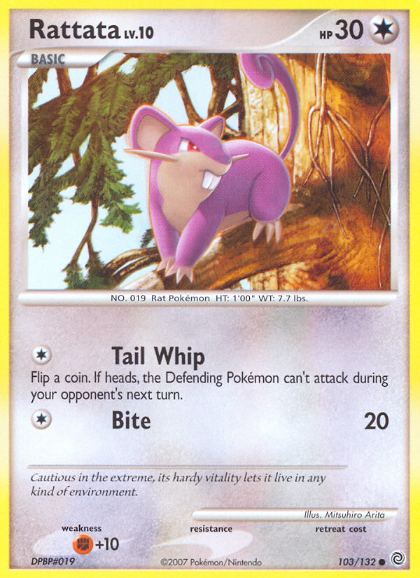 Rattata (103/132) [Diamond & Pearl: Secret Wonders] | Mega City Incorporated