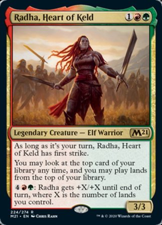 Radha, Heart of Keld [Core Set 2021] | Mega City Incorporated