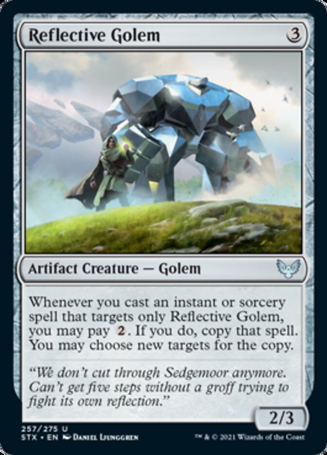 Reflective Golem [Strixhaven: School of Mages] | Mega City Incorporated