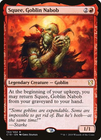 Squee, Goblin Nabob [Commander 2019] | Mega City Incorporated