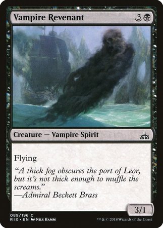 Vampire Revenant [Rivals of Ixalan] | Mega City Incorporated