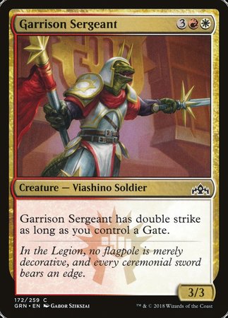 Garrison Sergeant [Guilds of Ravnica] | Mega City Incorporated