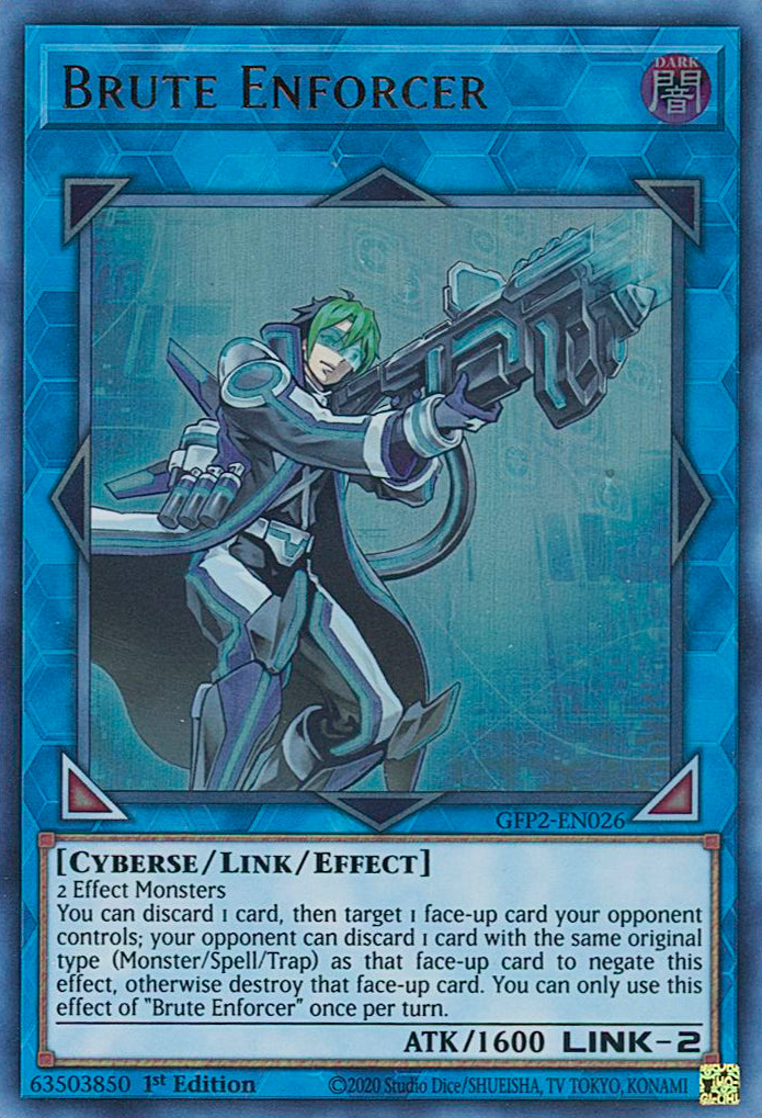 Brute Enforcer [GFP2-EN026] Ultra Rare | Mega City Incorporated