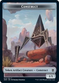 Construct // Drake Double-sided Token [Zendikar Rising Tokens] | Mega City Incorporated